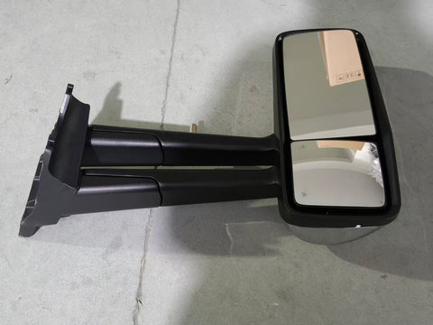 GA-KW-023A-R=KW-055A-R Door Mirror Chrome Cover For Kenworth T680/880 2005 2006 2007 2008 2009 2010 2011 2012 2013 2014 2015 2016 2017 2018 2019 2020 2021 2022 2023 2024 2025 2026 Passenger Side Rh