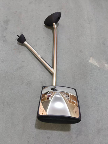 GA-IN-018B-L Complete Black Hood Mirror W/Chrome ARM LH For PROSTAR