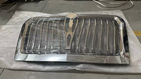 GA-IN-075A Chrome Grille With Bug Screen For International LT625 2018 2019 2020 2021 2022 2023 2024