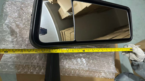 GA-PE-051B-L Black Door Mirror Left Side For PETERBILT 579 2023 2024 2025 2026