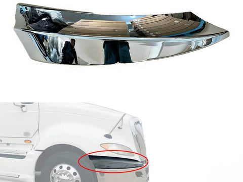 GA-IN-014B-R Bumper Corner Chrome RH For International Prostar 2007 2008 2009 2010 2011 2012 2013 2014 2015 2016 2017