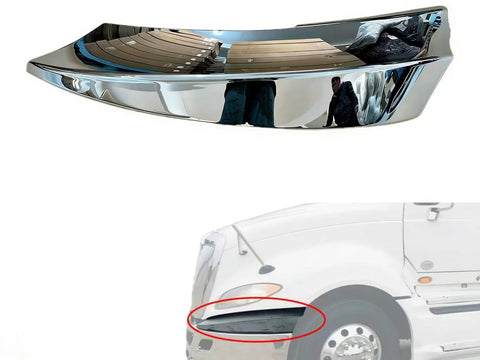 GA-IN-014B-L Bumper Corner Chrome LH For International Prostar 2007 2008 2009 2010 2011 2012 2013 2014 2015 2016 2017