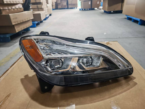 GA-KW-051A-R LED Headlight Silver Right Side For Kenworth T680 Next GEN 2022+ P54-6157-100R