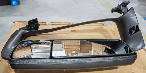 GA-V-129B Complete R Door Mirror Complete With Mirror Bracket Black Cover Right Side For Volvo VNL 2018-2024