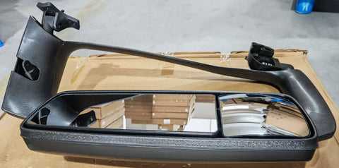 GA-V-129B Complete L Door Mirror Complete With Mirror Bracket Black Cover Left Side For Volvo VNL 2018-2024
