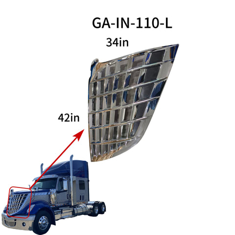 GA-IN-110-L Grille W/Bug Screen Left Side For International Lonestar 3832918C91