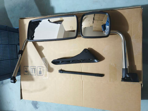 GA-IN-024C-R Chrome Door Mirror RH For International 4300 4200 2002 2003 2004 2005 2006 2007 2008 2009 2010 2011 2012 2013 2014 2015 2016 2017 2018