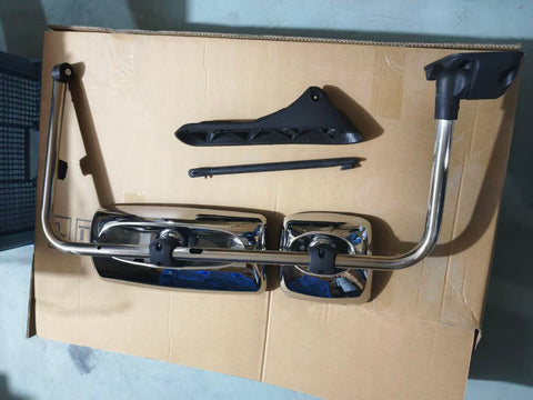 GA-IN-024C-R Chrome Door Mirror RH For International 4300 4200 2002 2003 2004 2005 2006 2007 2008 2009 2010 2011 2012 2013 2014 2015 2016 2017 2018