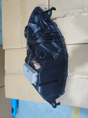 GA-IN-074B-R Black reflcetive LED Headlights with DRL RH For International LT625 2018 2019 2020 2021 2022 2023 2024