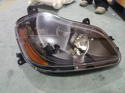 GA-KW-020B-R*Right Passenger Side Halogen Head Lamp BLACK For Kenworth T680 2013 2014 2015 2016 2017 2018 2019 2020 2021