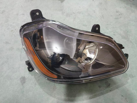 GA-KW-020B-R*Right Passenger Side Halogen Head Lamp BLACK For Kenworth T680 2013 2014 2015 2016 2017 2018 2019 2020 2021