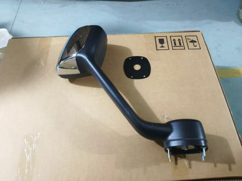 GA-KW-027AL Chrome Hood Mirror Left Driver Side for Kenworth T680 2013 2014 2015 2016 2017 2018 2019 2020 2021/ Peterbilt 579 2013 2014 2015 2016 2017 2018 2019 2020 2021 2022