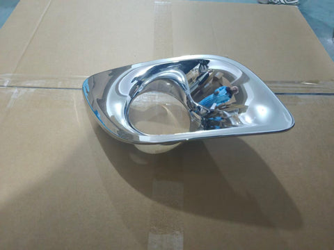 GA-KW-038B-R Chrome Fog Light Bezels Passenger Side For Kenworth T680 2013 2014 2015 2016 2017 2018 2019 2020 2021