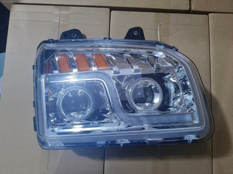 GA-KW-042C-R NEW Headlight LED CHROME For Kenworth T880 truck RH 2019 2020 2021 2022 2023