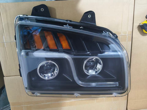 GA-KW-042D-R NEW Headlight LED BLACK For 2019 2020 2021 2022 2023 Kenworth T880 truck RH