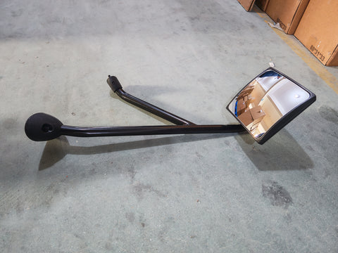 GA-IN-018A-R Complete Black Hood Mirror W/ARM Right Passenger Side For International Prostar