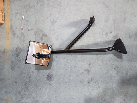 GA-IN-018A-L Complete Black Hood Mirror W/ARM Left Side For International Prostar