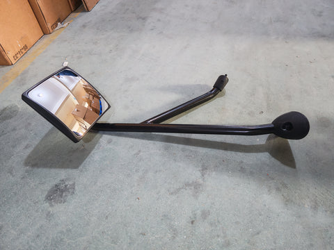GA-IN-018A-L Complete Black Hood Mirror W/ARM Left Side For International Prostar