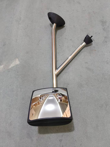 GA-IN-018B-R Complete Black Hood Mirror W/Chrome ARM RH For PROSTAR