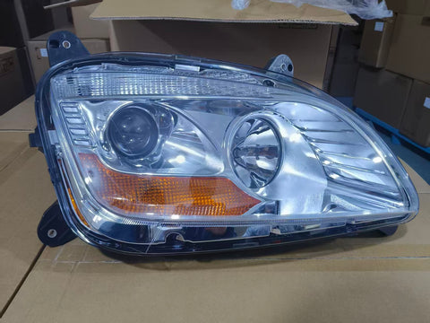 GA-PE-017A-R For 2013-2021 Peterbilt 579 2012 2013 2014 2015 2016 2017 2018 2019 2020 Halogen Type Projector Headlight Chrome RH