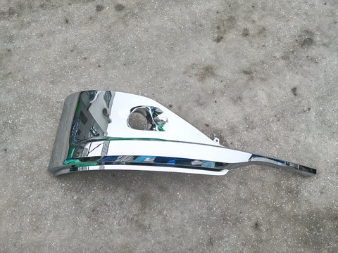 GA-KW-044-1-1D-L Chrome Bumper Corner With Hole Lh For 2022+ Kenworth T680 2022 2023 2024 2025
