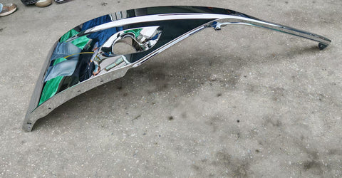 GA-KW-044-1-1D-R Chrome Bumper Corner With Hole Rh For 2022+ Kenworth T680 2022 2023 2024 2025