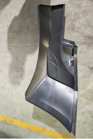 GA-FR-101-1B-R Bumper End Cover W/O Foglight Hole RH Side For Freightliner Cascadia 2018 2019 2020 2021 2022 2023 2024