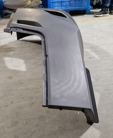 GA-FR-101-1A-L Bumper End Cover With Foglight Hole LH Side For Freightliner Cascadia 2018 2019 2020 2021 2022 2023 2024