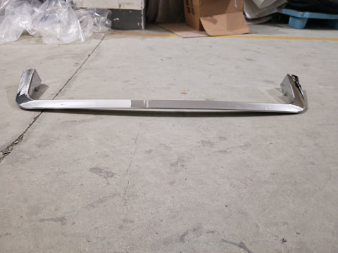 GA-FR-101-3B Chrome Front Bumper Trim Replacement For Freightliner Cascadia 2018 2019 2020 2021 2022 2023 2024