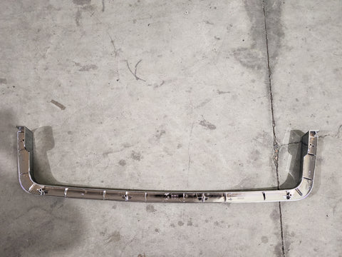 GA-FR-101-3B Chrome Front Bumper Trim Replacement For Freightliner Cascadia 2018 2019 2020 2021 2022 2023 2024