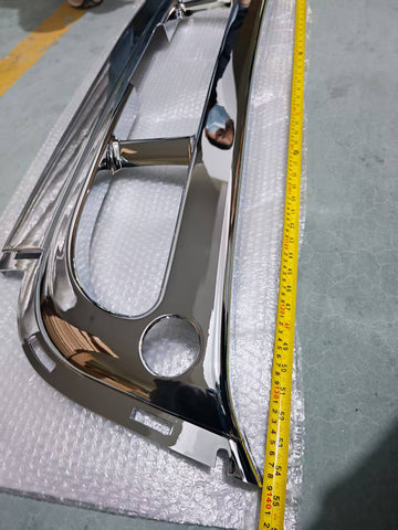 GA-FR-038-B-1 Front Bumper Center Cover Facial Chrome For Freightliner Cascadia 2008 2009 2010 2011 2012 2013 2014 2015 2016 2017 GA-CA0801-001B