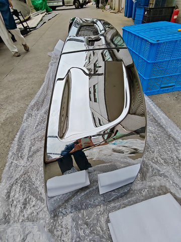 GA-PE-047C Steel Bumper ASSY W/O Fog Lamp Bole with Bracket for Peterbilt 579 2023 2024 2025 2026