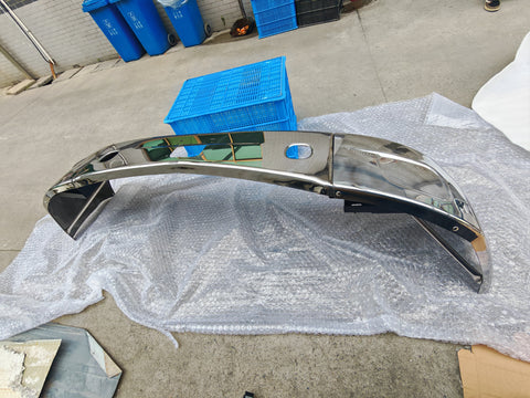GA-PE-048C Steel Bumper ASSY W/O Fog Lamp Hole with Bracket for Peterbilt 579 2013 2014 2015 2016 2017 2018 2019 2020 2021 2022