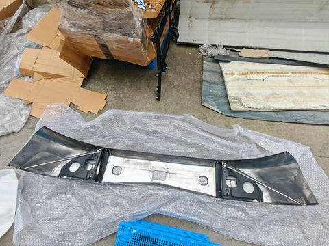 GA-PE-048C Steel Bumper ASSY W/O Fog Lamp Hole with Bracket for Peterbilt 579 2013 2014 2015 2016 2017 2018 2019 2020 2021 2022