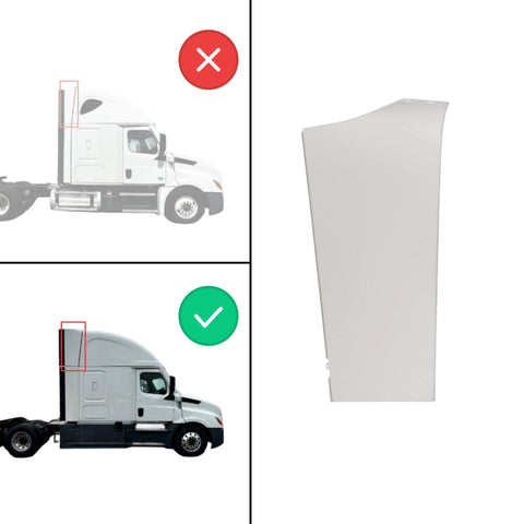 GA-FR-154R Cab Air Deflector Upper Fairing for Freightliner Cascadia 2018 2019 2020 2021 2022 2023 2024 Driver(RH) GA-CA1803-001R