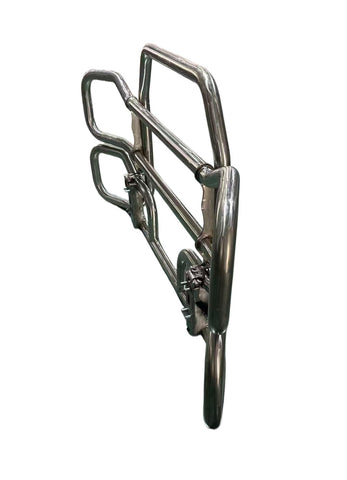 GA-DGCAS-2-CAS  Silver Deer Guard Bumper 94in with Bracket for Freightliner Cascadia 2018-2024
