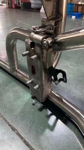 GA-DGCAS-2-VL25  Stainless steel Deer Guard Bumper  with Bracket for Volvo VNL 2017-2025