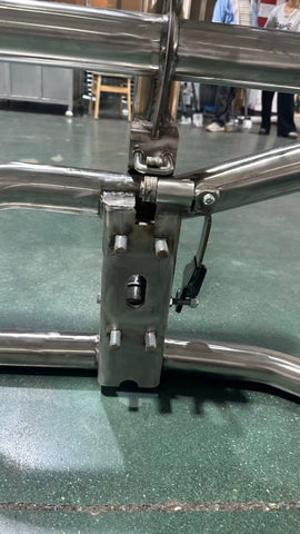 GA-DGCAS-2-VL25  Stainless steel Deer Guard Bumper  with Bracket for Volvo VNL 2017-2025