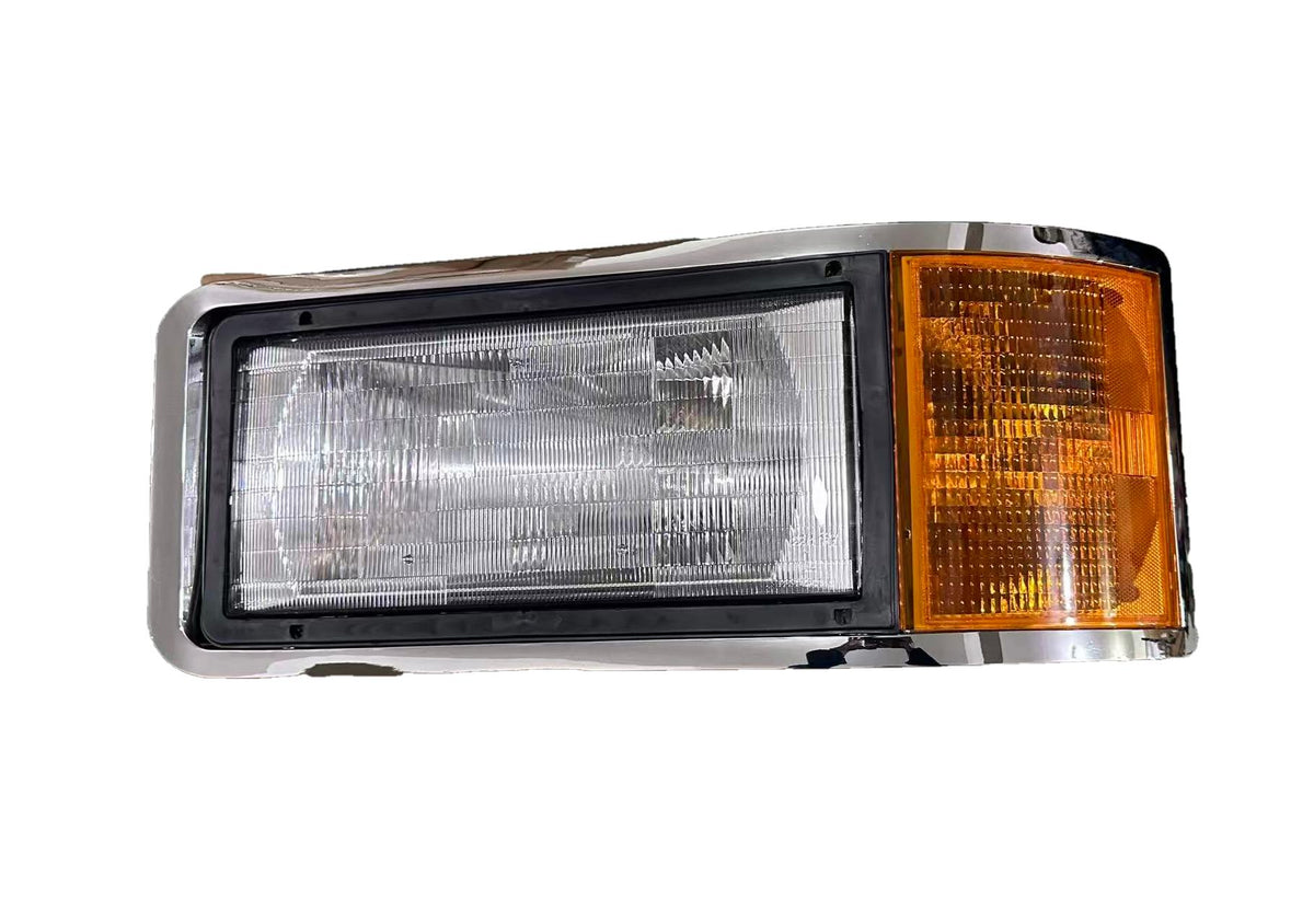 GA-MK-001-L BACK AXLE HEADLIGHT ASSEMBLY WITH TURN SIGNAL DRIVER SIDE FOR MACK CH 2M0520M