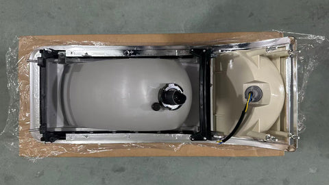 GA-MK-001-L BACK AXLE HEADLIGHT ASSEMBLY WITH TURN SIGNAL DRIVER SIDE FOR MACK CH 2M0520M
