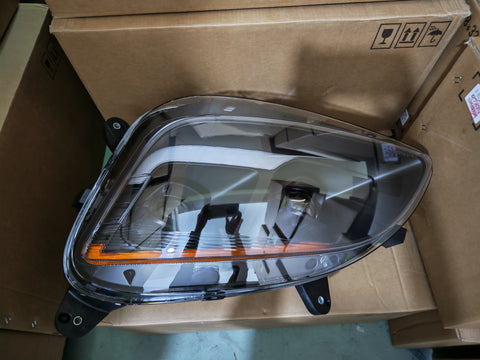 GA-PE-017D-L LED Head Lamp Black Left Side For Peterbilt 579 2013 2014 2015 2016 2017 2018 2019 2020 2021 2022