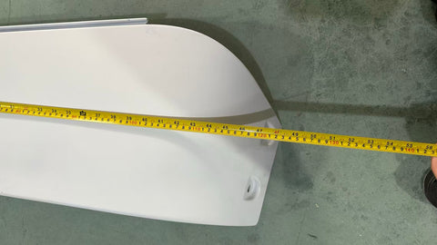 GA-FR-156R Cab Air Deflector Upper Fairing RH White For Freightliner Cascadia 2018 2019 2020 2021 2022 2023 2024