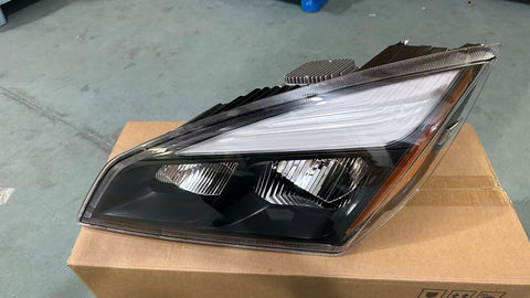 GA-FR-097-J-LBlack LED Headlamp Left Driving Side For Freightliner Cascadia 2018 2019 2020 2021 2022 20232024