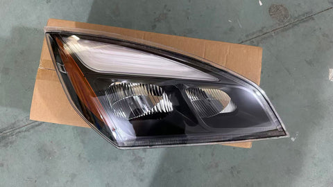 GA-FR-097-J-R Black LED Headlamp Right Passenger Side For Freightliner Cascadia 2018 2019 2020 2021 2022 2023 2024