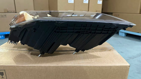 GA-FR-097-J-R Black LED Headlamp Right Passenger Side For Freightliner Cascadia 2018 2019 2020 2021 2022 2023 2024