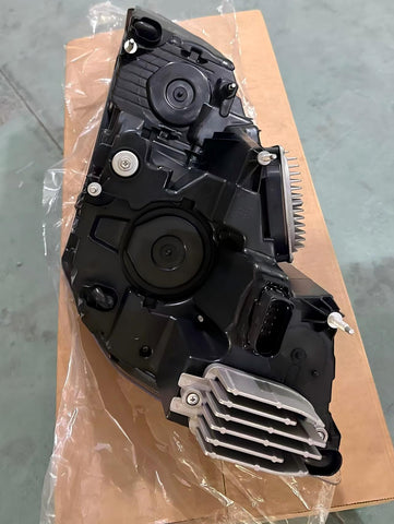 GA-FR-097-J-R Black LED Headlamp Right Passenger Side For Freightliner Cascadia 2018 2019 2020 2021 2022 2023 2024