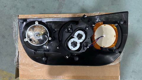 GA-FR-012C-Pair Black Cover Headlight Assy With Led Marker Pair For Freightliner Century1996 1997 1998 1999 2000 2001 2002 2003 2004 2005 2006 2007 2008 2009 2010