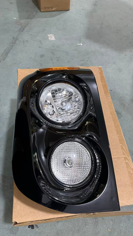 GA-FR-012C-Pair Black Cover Headlight Assy With Led Marker Pair For Freightliner Century1996 1997 1998 1999 2000 2001 2002 2003 2004 2005 2006 2007 2008 2009 2010
