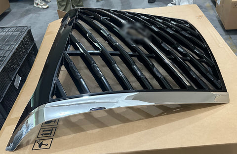GA-V-116B Complete Platnum Black Grille Complete W/Logo W/ Chrome Trim Moulding For Volvo VNL 2025+