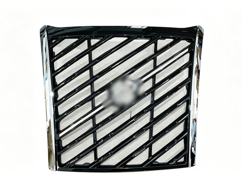 GA-V-116B Complete Platnum Black Grille Complete W/Logo W/ Chrome Trim Moulding For Volvo VNL 2025+